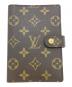 LOUIS VUITTON（ルイ ヴィトン）の古着「モノグラム アジェンダPM 手帳カバー」｜ブラウン