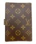 LOUIS VUITTON (ルイ ヴィトン) モノグラム アジェンダPM 手帳カバー ブラウン：20000円