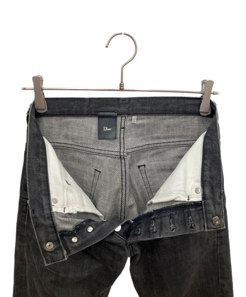 DIOR HOMME（ディオール オム）DIOR HOMME (ディオール オム) スキニーデニムパンツ ブラック サイズ:SIZE 28の古着・服飾アイテム