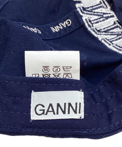 GANNI（ガニー）GANNI (ガニー) キャップ ネイビーの古着・服飾アイテム