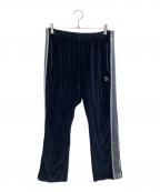 Needlesニードルズ）の古着「Narrow Track Pant ベロアパンツ」｜ネイビー