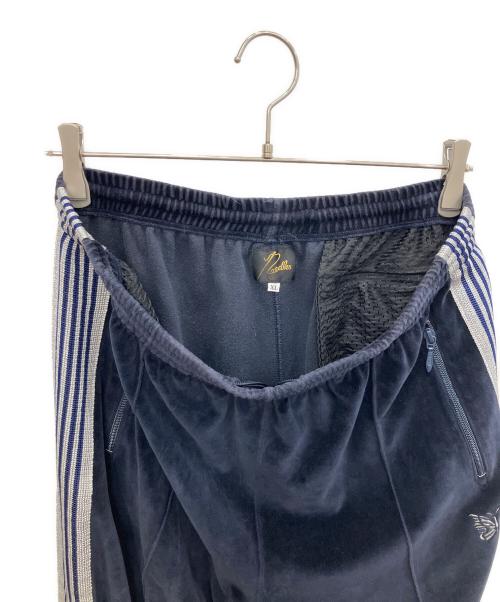 Needles（ニードルズ）Needles (ニードルズ) Narrow Track Pant ベロアパンツ ネイビー サイズ:SIZE XLの古着・服飾アイテム