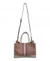 COACH (コーチ) シグネチャー　デンプシーキャリーオール2way ショルダーバッグ ピンク×ホワイト：17000円