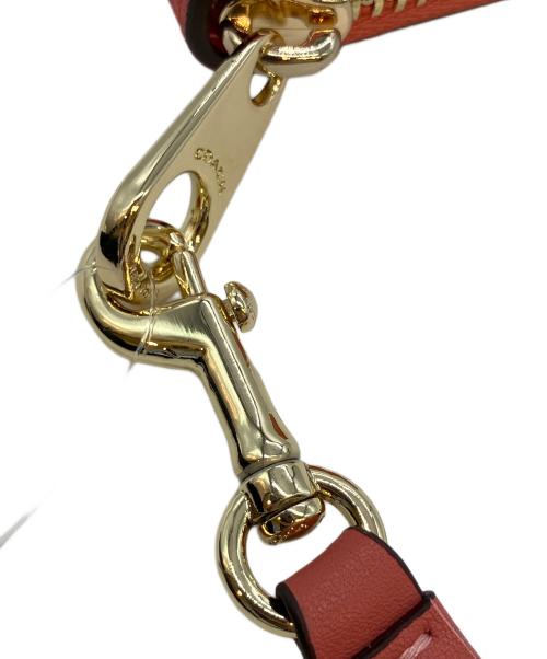 COACH（コーチ）COACH (コーチ) シグネチャー　ロング ジップ アラウンド ウォレット ショッキングピンク 未使用品の古着・服飾アイテム