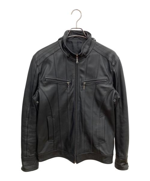 TAKA:Q（タカキュー）TAKA:Q (タカキュー) レザージャケット ブラック サイズ:SIZE LLの古着・服飾アイテム