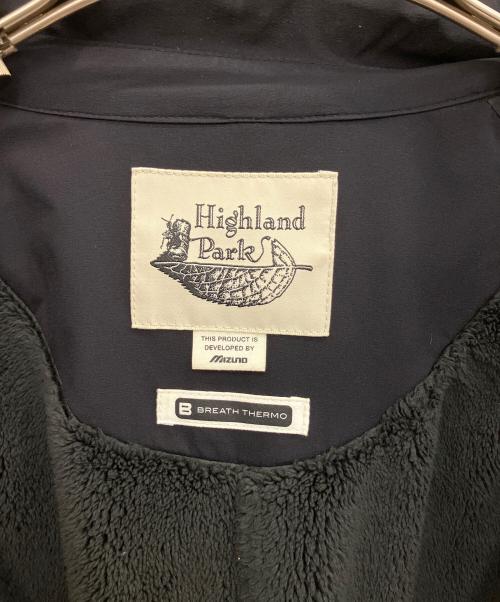 MIZUNO（ミズノ）MIZUNO (ミズノ) Highland Park　中綿ステンカラーコート ブラック サイズ:SIZE Mの古着・服飾アイテム