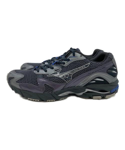 MIZUNO（ミズノ）MIZUNO (ミズノ) WAVE RIDER 10 グレー×パープル サイズ:SIZE 26cmの古着・服飾アイテム