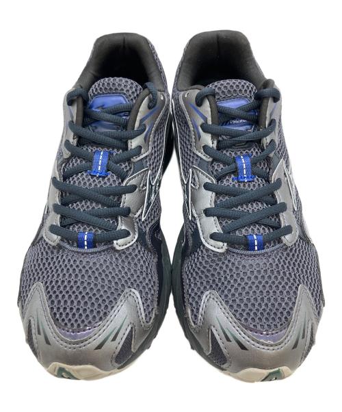 MIZUNO（ミズノ）MIZUNO (ミズノ) WAVE RIDER 10 グレー×パープル サイズ:SIZE 26cmの古着・服飾アイテム
