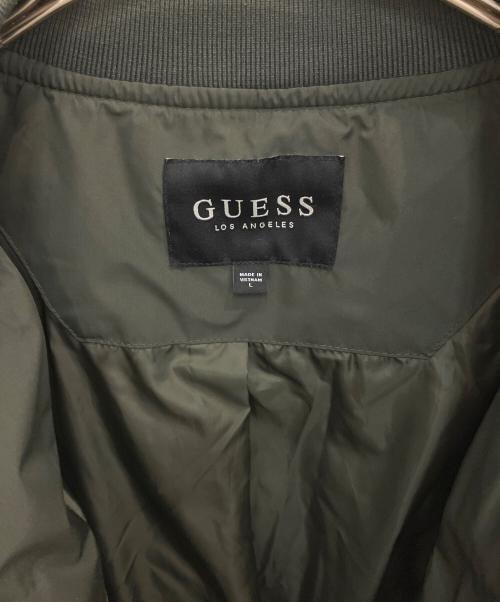 GUESS（ゲス）GUESS (ゲス) ダウンジャケット オリーブ サイズ:SIZE Lの古着・服飾アイテム