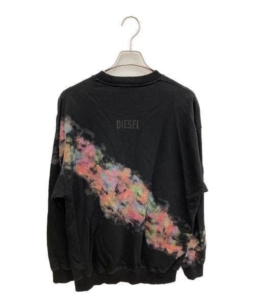 DIESEL（ディーゼル）DIESEL (ディーゼル) マルチカラースウェット ブラック サイズ:SIZE XS・170/88Aの古着・服飾アイテム