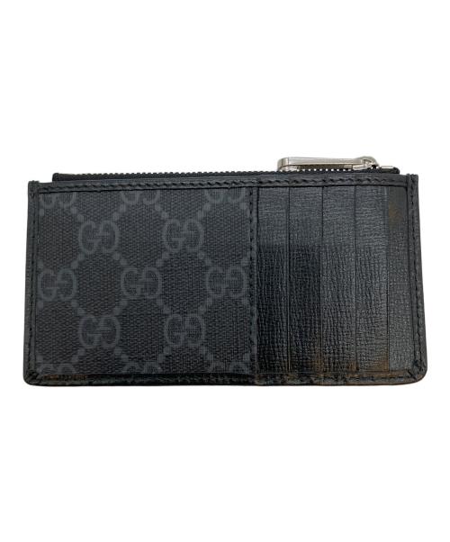 GUCCI（グッチ）GUCCI (グッチ) インターロッキングGカードケース ブラックの古着・服飾アイテム