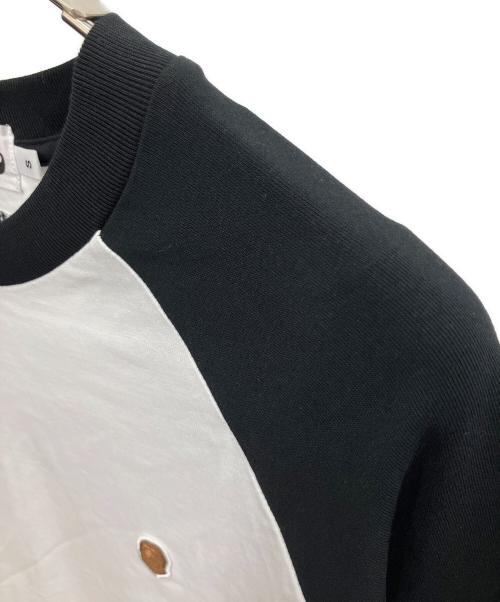 A BATHING APE（アベイシングエイプ）A BATHING APE (アベイシングエイプ) 半袖カットソー ホワイト×ブラック サイズ:SIZE Sの古着・服飾アイテム