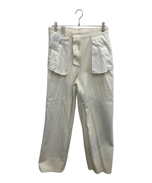 Champion（チャンピオン）Champion (チャンピオン) ZARA (ザラ) ペインターパンツ アイボリー サイズ:EUR 36の古着・服飾アイテム