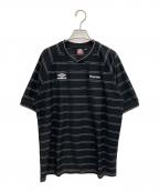UMBRO×SUPREMEアンブロ×シュプリーム）の古着「半袖カットソー」｜ブラック×ホワイト
