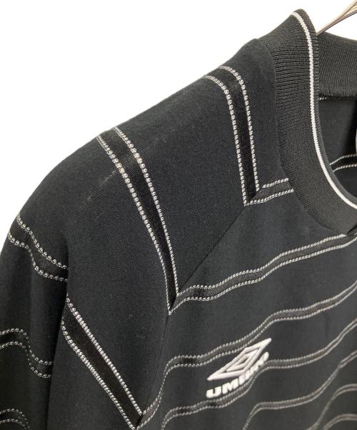 UMBRO（アンブロ）UMBRO (アンブロ) Supreme (シュプリーム) 半袖カットソー ブラック×ホワイト サイズ:SIZE Mの古着・服飾アイテム