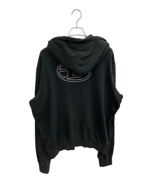 DIESEL（ディーゼル）DIESEL (ディーゼル) ジップパーカー ブラック サイズ:SIZE Lの古着・服飾アイテム