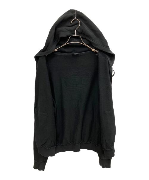 DIESEL（ディーゼル）DIESEL (ディーゼル) ジップパーカー ブラック サイズ:SIZE Lの古着・服飾アイテム