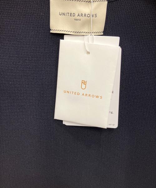 UNITED ARROWS（ユナイテッドアローズ）UNITED ARROWS (ユナイテッドアローズ) フラワー チュール ニットベスト ネイビー サイズ:SIZE Free 未使用品の古着・服飾アイテム