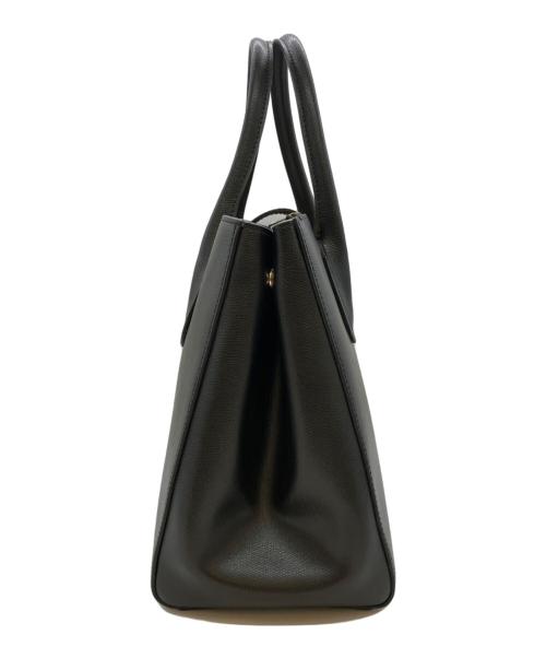 FURLA（フルラ）FURLA (フルラ) 2WAYショルダーバッグ ブラック×ゴールドの古着・服飾アイテム
