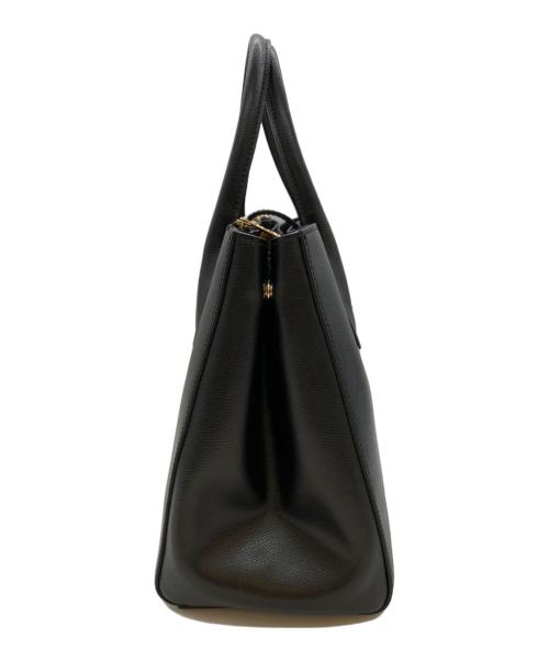 FURLA（フルラ）FURLA (フルラ) 2WAYショルダーバッグ ブラック×ゴールドの古着・服飾アイテム