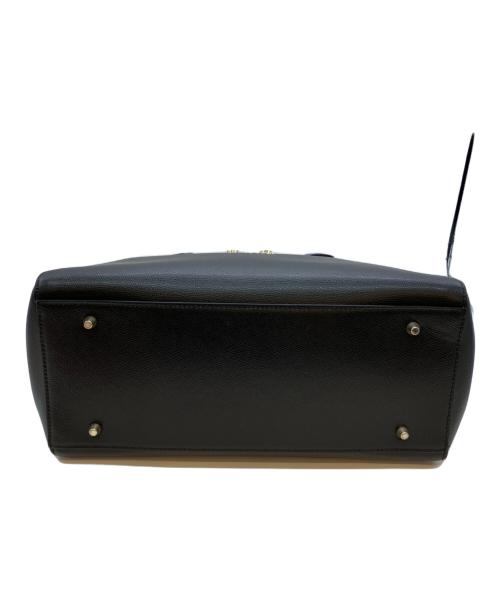 FURLA（フルラ）FURLA (フルラ) 2WAYショルダーバッグ ブラック×ゴールドの古着・服飾アイテム