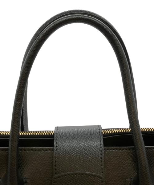 FURLA（フルラ）FURLA (フルラ) 2WAYショルダーバッグ ブラック×ゴールドの古着・服飾アイテム