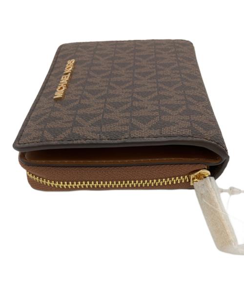 MICHAEL KORS（マイケルコース）MICHAEL KORS (マイケルコース) 2つ折り財布 ブラウン 未使用品の古着・服飾アイテム