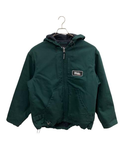 FIRST DOWN（ファーストダウン）FIRST DOWN (ファーストダウン) ダックフーディジャケット 中綿ジャケット グリーン サイズ:SIZE Mの古着・服飾アイテム
