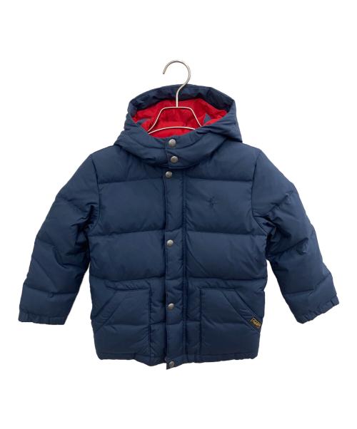 POLO RALPH LAUREN（ポロ・ラルフローレン）POLO RALPH LAUREN (ポロ・ラルフローレン) ダウンジャケット ネイビー サイズ:120cmの古着・服飾アイテム