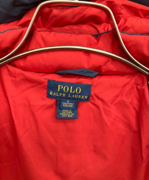 POLO RALPH LAUREN（ポロ・ラルフローレン）POLO RALPH LAUREN (ポロ・ラルフローレン) ダウンジャケット ネイビー サイズ:120cmの古着・服飾アイテム