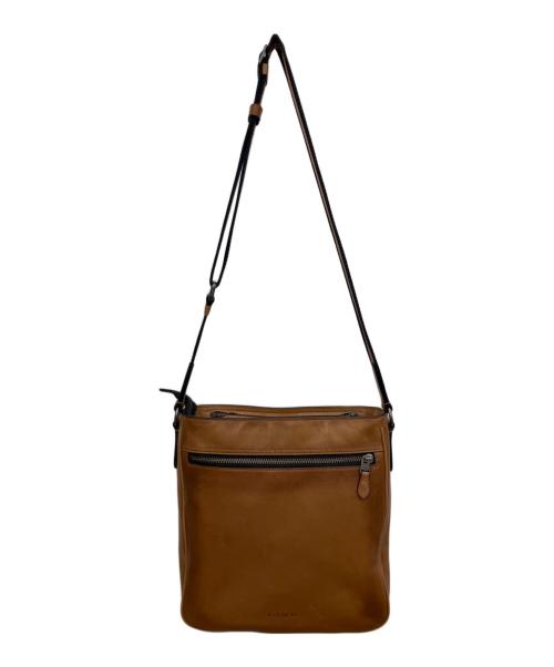 COACH（コーチ）COACH (コーチ) メトロポリタン クロスボディー スポーツカーフ ブラウンの古着・服飾アイテム