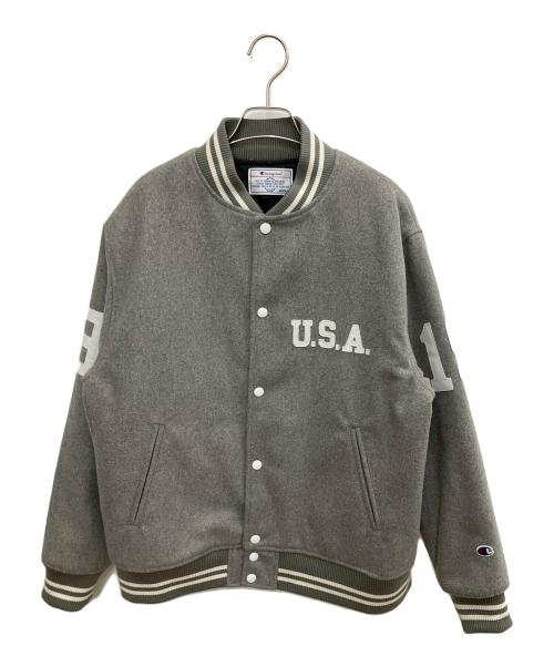 Champion（チャンピオン）Champion (チャンピオン) アワードジャケット グレー サイズ:SIZE Mの古着・服飾アイテム