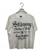 stussyステューシー）の古着「OLD STUSSY 半袖Tシャツ」｜ホワイト