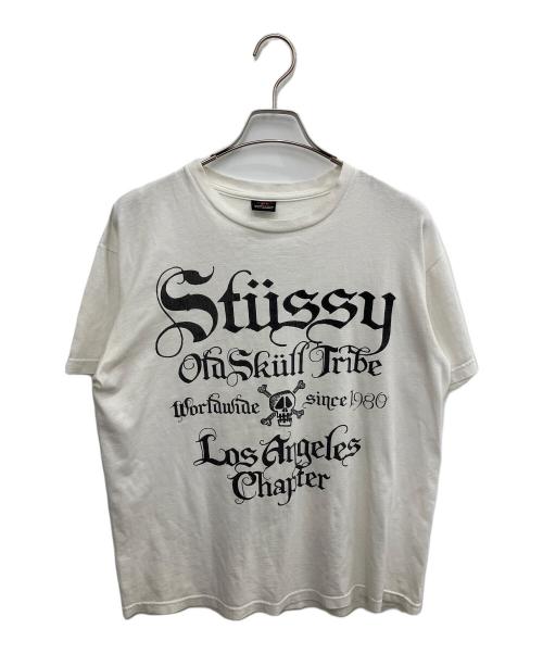 stussy（ステューシー）stussy (ステューシー) OLD STUSSY 半袖Tシャツ ホワイト サイズ:SIZE Mの古着・服飾アイテム