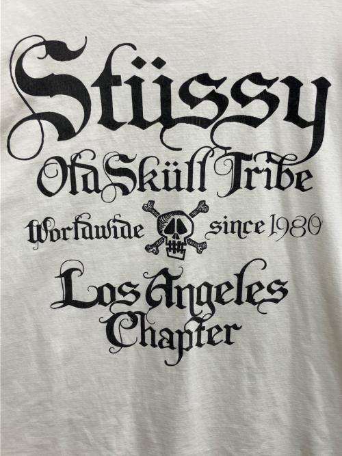 stussy（ステューシー）stussy (ステューシー) OLD STUSSY 半袖Tシャツ ホワイト サイズ:SIZE Mの古着・服飾アイテム