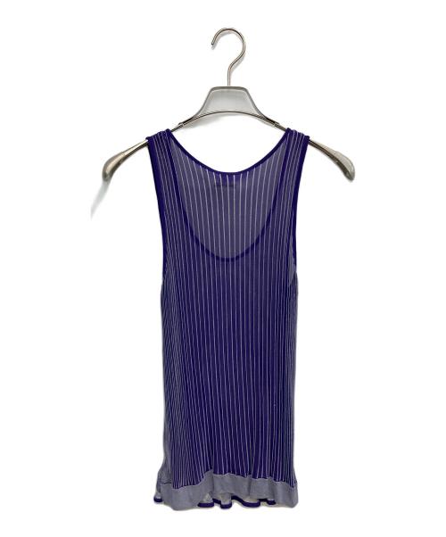 HERMES（エルメス）HERMES (エルメス) ノースリーブカットソー パープル サイズ:SIZE 36の古着・服飾アイテム