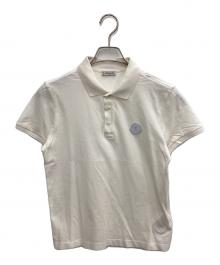 MONCLER（モンクレール）の古着「MAGLIA POLO MANICA CORTA ポロシャツ」｜ホワイト