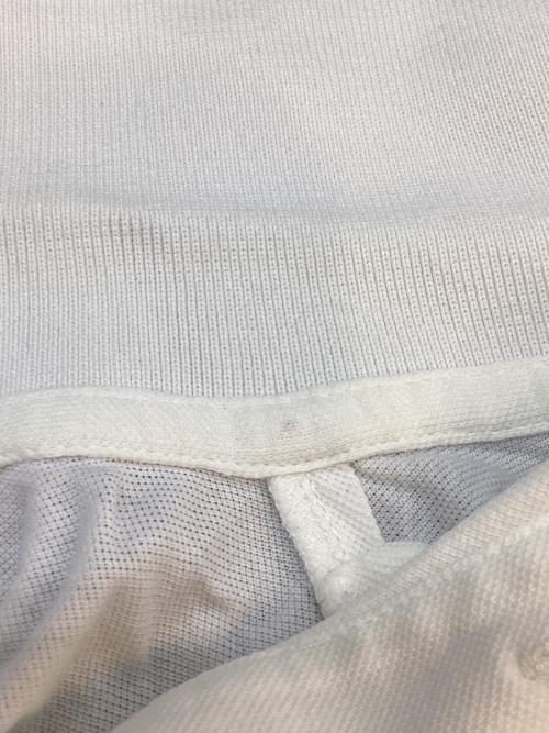 MONCLER（モンクレール）MONCLER (モンクレール) MAGLIA POLO MANICA CORTA ポロシャツ ホワイト サイズ:SIZE XSの古着・服飾アイテム