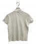 MONCLER (モンクレール) MAGLIA POLO MANICA CORTA ポロシャツ ホワイト サイズ:SIZE XS：10000円