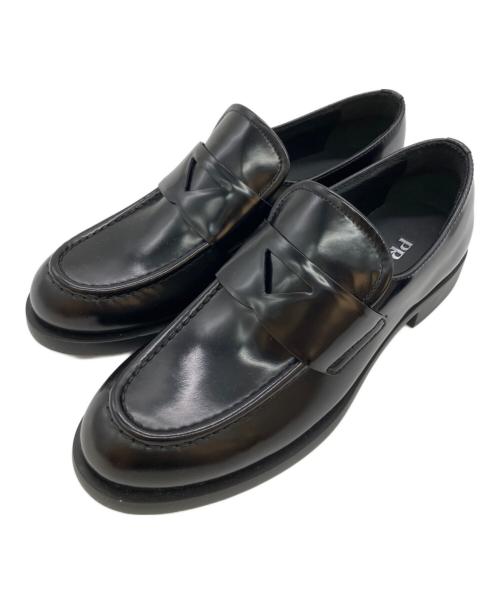 PRADA（プラダ）PRADA (プラダ) ローファー ブラック サイズ:361/2の古着・服飾アイテム