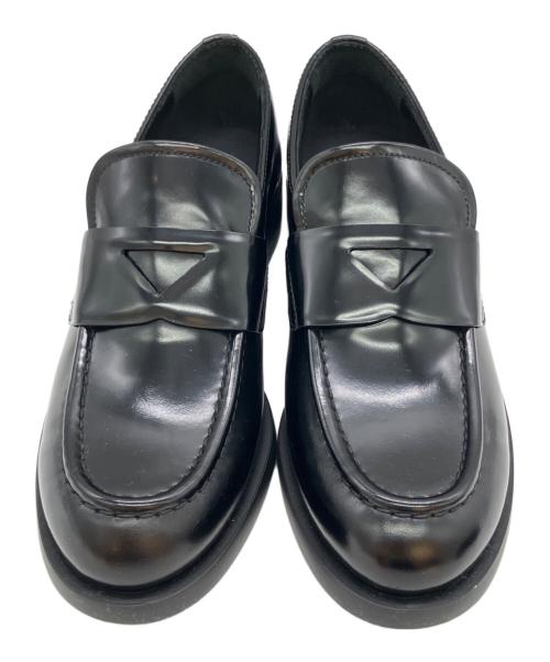 PRADA（プラダ）PRADA (プラダ) ローファー ブラック サイズ:361/2の古着・服飾アイテム