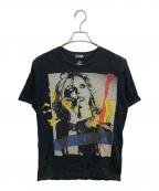 Hysteric Glamourヒステリックグラマー）の古着「COURTNEY LOVE 半袖カットソー」｜ブラック