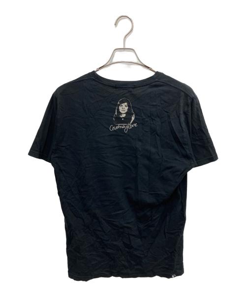 Hysteric Glamour（ヒステリックグラマー）Hysteric Glamour (ヒステリックグラマー) COURTNEY LOVE 半袖カットソー ブラック サイズ:SIZE Mの古着・服飾アイテム
