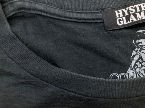 Hysteric Glamour（ヒステリックグラマー）Hysteric Glamour (ヒステリックグラマー) COURTNEY LOVE 半袖カットソー ブラック サイズ:SIZE Mの古着・服飾アイテム
