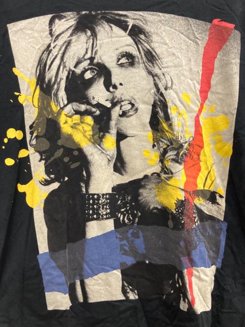 Hysteric Glamour（ヒステリックグラマー）Hysteric Glamour (ヒステリックグラマー) COURTNEY LOVE 半袖カットソー ブラック サイズ:SIZE Mの古着・服飾アイテム