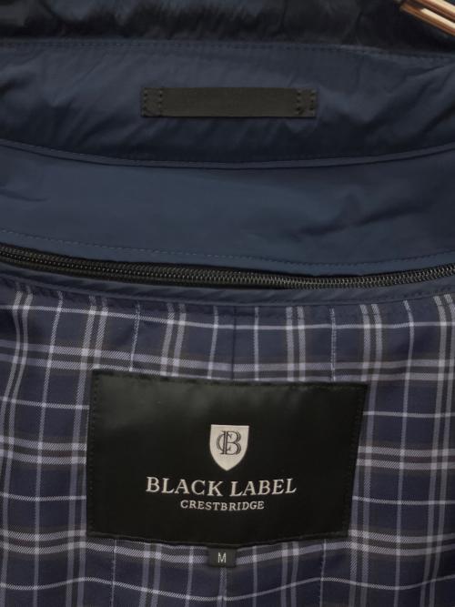 BLACK LABEL CRESTBRIDGE（ブラックレーベル クレストブリッジ）BLACK LABEL CRESTBRIDGE (ブラックレーベル クレストブリッジ) ステンカラーコート ネイビー サイズ:SIZE Mの古着・服飾アイテム
