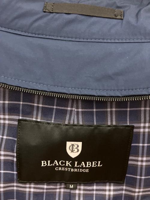 BLACK LABEL CRESTBRIDGE（ブラックレーベル クレストブリッジ）BLACK LABEL CRESTBRIDGE (ブラックレーベル クレストブリッジ) ステンカラーコート ネイビー サイズ:SIZE Mの古着・服飾アイテム