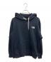 THE NORTH FACE（ザ ノース フェイス）の古着「スクエアロゴフーディ パーカー」｜ネイビー