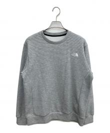 THE NORTH FACE（ザ ノース フェイス）の古着「テックワッフルクルー スウェット」｜グレー
