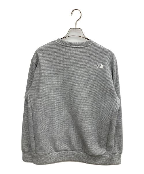 THE NORTH FACE（ザ ノース フェイス）THE NORTH FACE (ザ ノース フェイス) テックワッフルクルー スウェット グレー サイズ:SIZE Lの古着・服飾アイテム